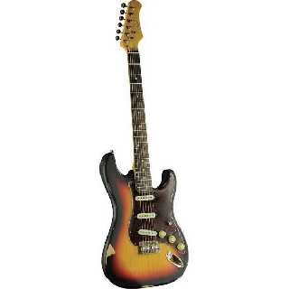eko s-300 relic sunburst - chitarra elettrica relic sunburst