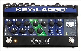 radial key-largo - mini mixer per tastieristi