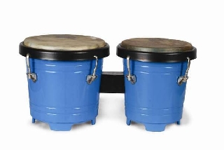 extreme bg4255-bl doppio bongo in plastica misura 4,25 + 5 vera pelle