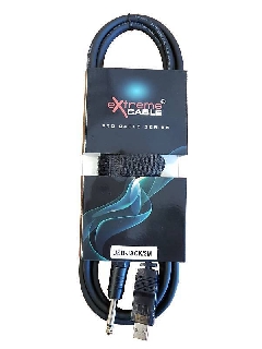 extreme usb-jack3m cavo usb – jack 6,3mm 1/4 chitarra / strumento per registrazioni – pc