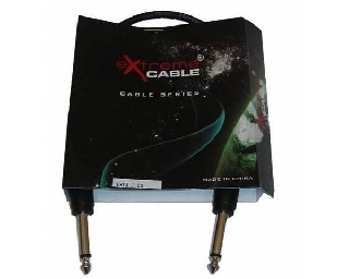 extreme jj03 cavo jack mono 1,4 6,3mm-jack mono 1/4 6,3mm 0,3 mt