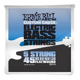 ernie ball 2810 flatwound 5 corde 45-130
