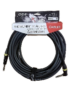extreme pjj-006/10m-bk yw cavo audio jack per strumenti od8 serie custom per live & studio 10 metri anelli connettori gialli