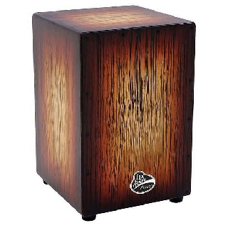 latin percussion aspireaccent cajon lpa1332-sbs sunburst streak