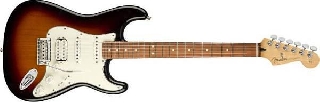 fender player stratocaster hss pau ferro 3c sunburst