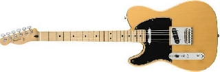 fender player telecaster mn lh butterscotch blonde