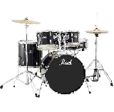 pearl-roadshow-rs-505-cc31-jet-black---set-batteria-acustica