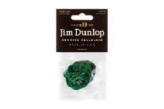 dunlop 483p#12 green pearloid - medium