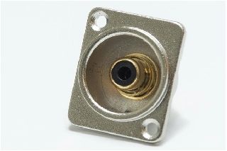 quik lok nc372k bk connettore rca femmina da pannello