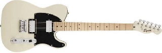 squier by fender contemporary telecaster hh mn pearl white