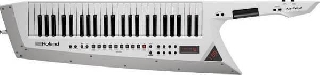 roland ax-edge keytar synth white